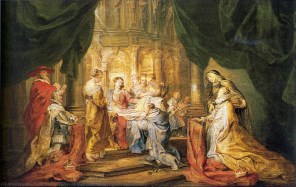 제의를 받는 성 일데폰소의 환시_by Peter Paul Rubens_photo by Wikioo.org_in the Hermitage Museum in Saint Petersburg_Russia.jpg